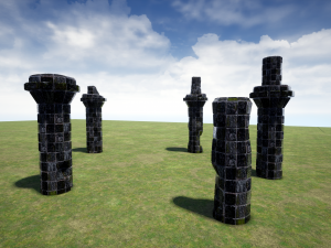 columns of ruins 3D Model