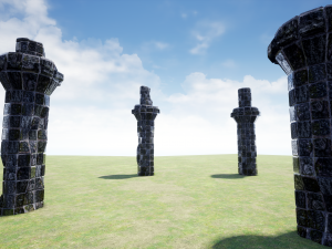 columns of ruins 3D Model