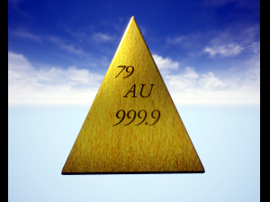 golden pyramid 3D 模型