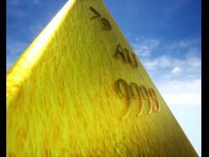 golden pyramid 3D Model