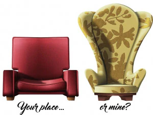 carl and ellie chair - up 3D Model
