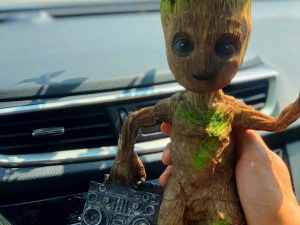 groot con grabadora 3D Model
