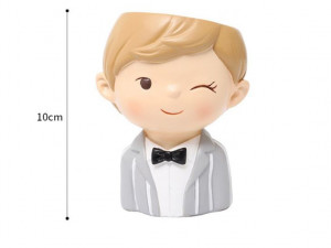 pack 2 cute girls and boys planters 3D 모델