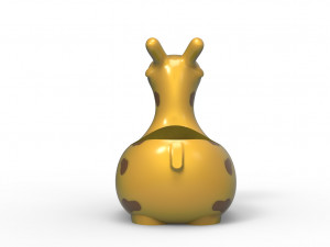 giraffe planter pot 3D 모델