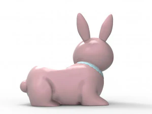 rabbit planter pot 3D Model