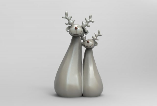 deer christmas 3D मॉडल .c4d .max .obj .3ds .fbx .stl .blend 