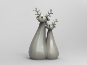 deer christmas Modelo 3D
