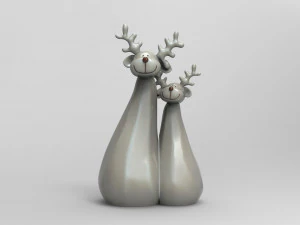 jelenie boże narodzenie Model 3D