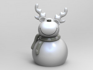 deer christmas 3 3Dモデル