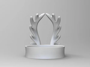 deer christmas 5 3D Model