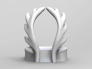 deer christmas 5 3D Model