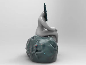 flower woman 2 stl for 3d printing 3D Model