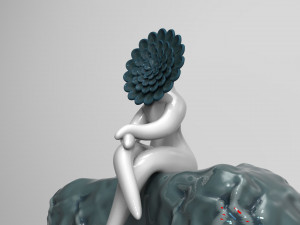 flower woman 2 stl for 3d printing 3D Model