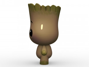 cute fat groot 3D Модель