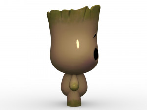cute fat groot 3D Модель
