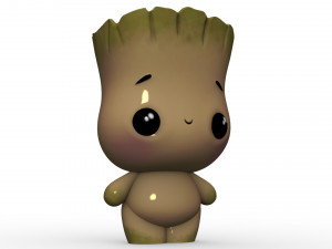 cute fat groot 3D Модель