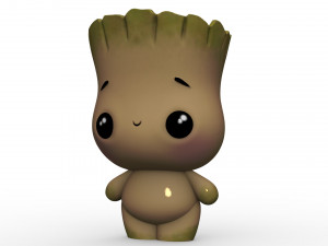 cute fat groot 3D Модель