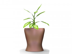 woman pot 3 - stl for 3d printing Modello 3D