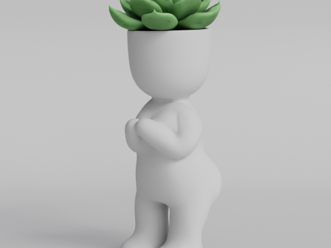 Adorable Succulent Planter STL File for 3D Printing - Cute Plant Pot Digital Download - 3D Printable 3D Print Model