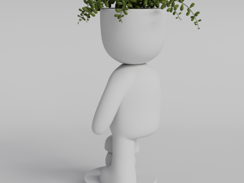 Soccer Player Planter STL File for Unique Home Decor - Instant Digital Download Modelo de Impressão 3D