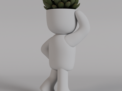 Charming 3D Printable Succulent Planter Figure - Adorable Digital STL File for Home Decor - Unique P 3D Print Model