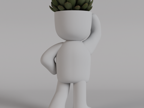 Charming 3D Printable Succulent Planter Figure - Adorable Digital STL File for Home Decor - Unique P 3D Print Model