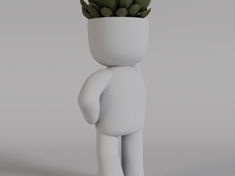 Charming 3D Printable Succulent Planter Figure - Adorable Digital STL File for Home Decor - Unique P 3D Print Model