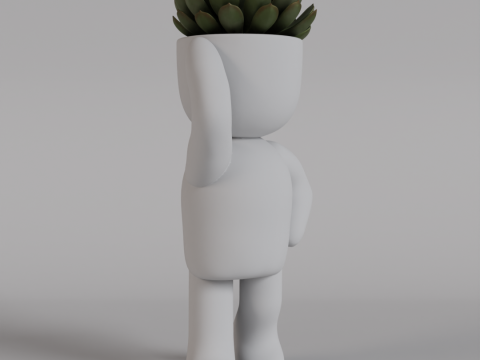 Charming 3D Printable Succulent Planter Figure - Adorable Digital STL File for Home Decor - Unique P 3D Print Model
