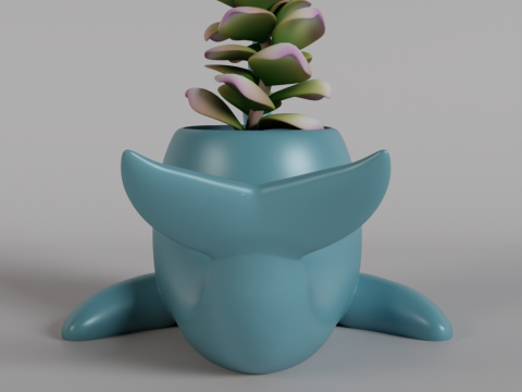 Enchanting Narwhal Planter Digital STL File - 3D Printable Resin Planter for Succulents and Small Pl 3D-Druckmodell