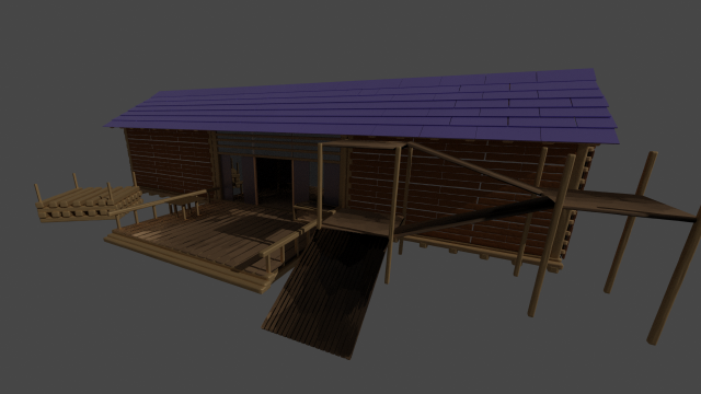 house Model 3D .c4d .max .obj .3ds .fbx .stl .blend 