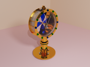 precious clock 3D-Modell