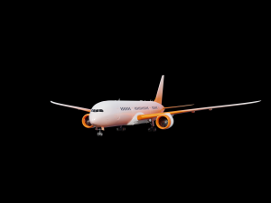 787 model Modello 3D