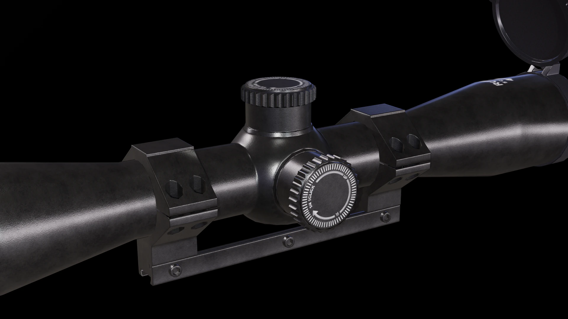 Escopo 4x32 Modelo 3D .c4d .max .obj .3ds .fbx .stl .blend 