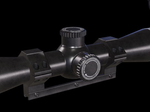 Scope 4x32 3D Model