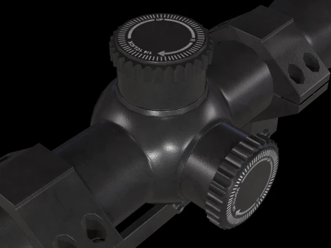 Escopo 4x32 Modelo 3D