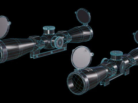 Escopo 4x32 Modelo 3D