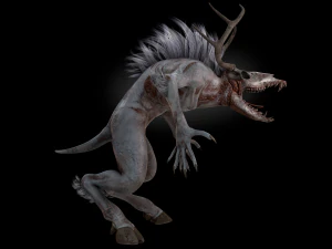 creatura wendigo Modello 3D