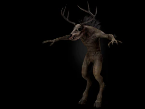 creatura wendigo Modello 3D