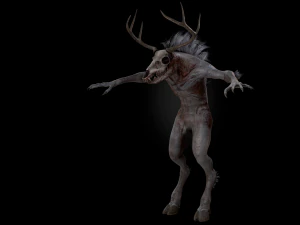creatura wendigo Modello 3D
