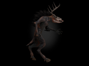 wendigo creature 3D 모델