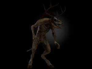 creatura wendigo Modello 3D