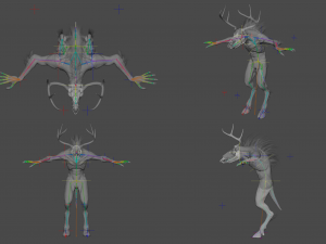 wendigo creature 3D 모델
