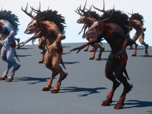 wendigo creature 3D 모델
