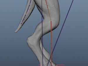 creatura wendigo Modello 3D