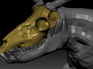 wendigo creature sculpt Model 3D