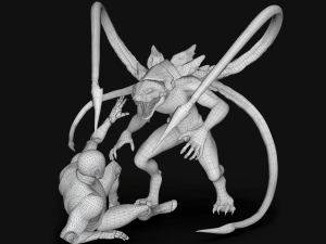 turt creature game ready model 3D-Modell