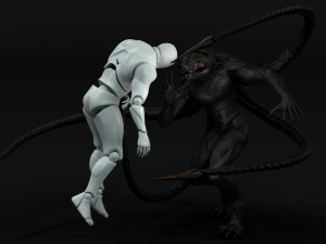 turt creature game ready model 3D-Modell