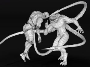turt creature game ready model 3D-Modell