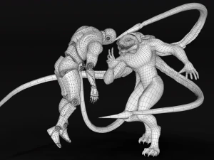 turt creature game ready model 3D Model