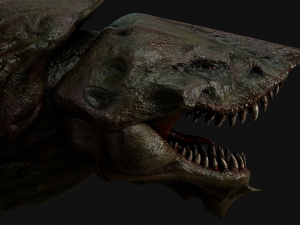 turt creature game ready model 3D-Modell